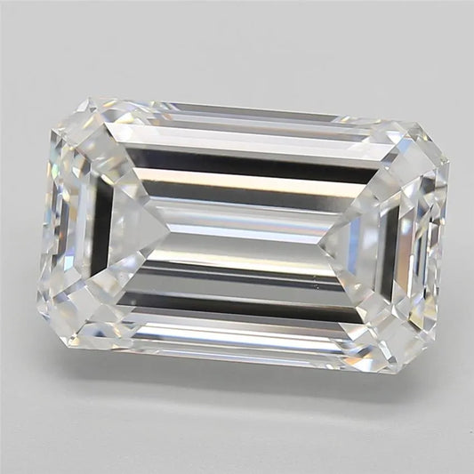 10.47ct Emerald Lab Grown Diamond (Colour E, Clarity VVS2, IGI Certified)