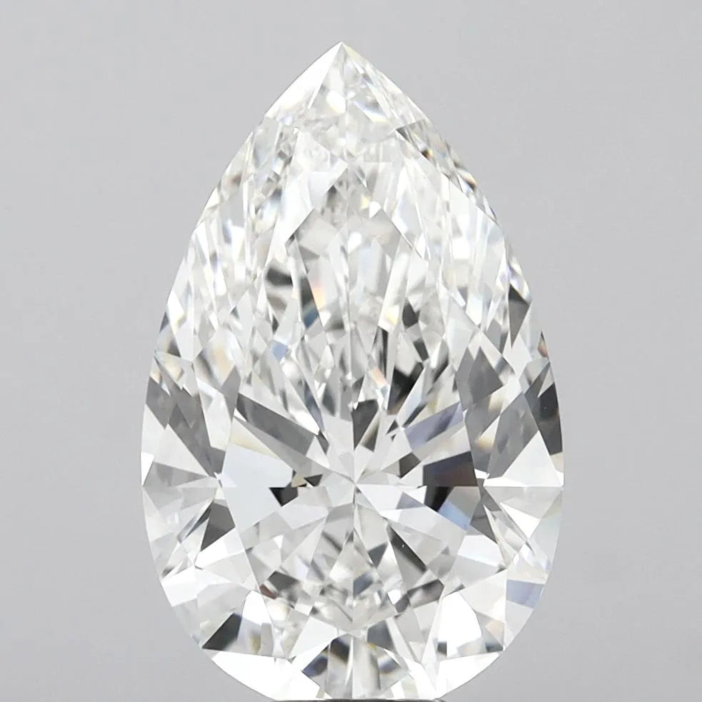10.54ct Pear Lab Grown Diamond (Colour F, Clarity VVS2, IGI Certified)