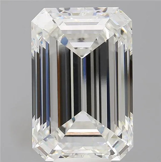 10.56ct Emerald Lab Grown Diamond (Colour F, Clarity VVS2, IGI Certified)