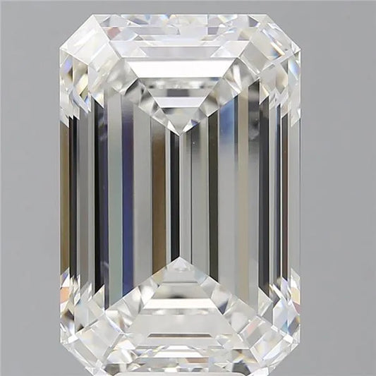 10.60ct Emerald Lab Grown Diamond (Colour F, Clarity VVS2, IGI Certified)