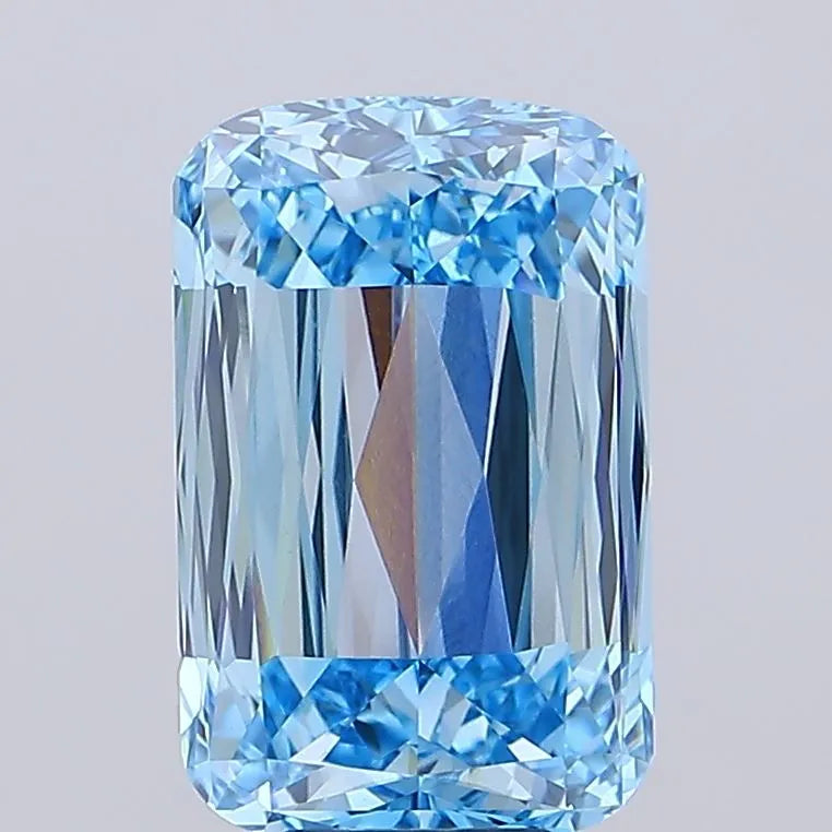 10.65ct Cushion modified Lab Grown Diamond (Colour Fancy Vivid Blue, Clarity VVS2, IGI Certified)