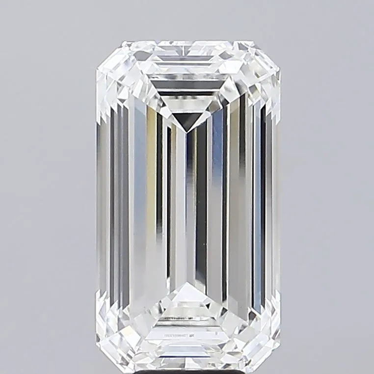 10.65ct Emerald Lab Grown Diamond (Colour F, Clarity VS1, IGI Certified)