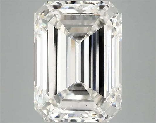 10.00ct Emerald Lab Grown Diamond (Colour G, Clarity VS2, IGI Certified)