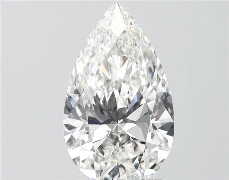 2.50ct Pear Lab Grown Diamond (Colour E, Clarity VS1, IGI Certified)