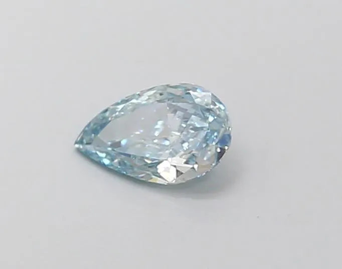 0.27ct Pear Lab Grown Diamond (Colour Fancy Intense Greenish Blue, Clarity VS2, IGI Certified)
