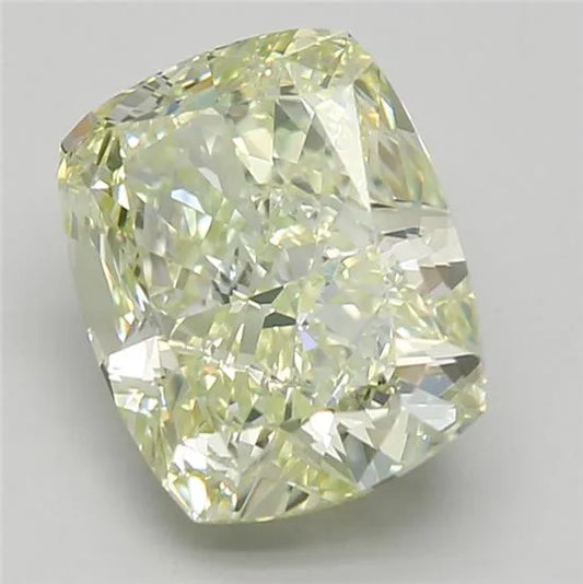 2.92ct Cushion modified Lab Grown Diamond (Colour Fancy Yellow, Clarity VVS2, IGI Certified)