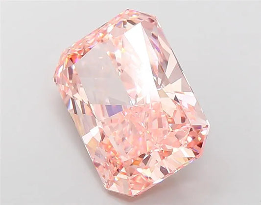 11.01ct Radiant Lab Grown Diamond (Colour Fancy Vivid Pink, Clarity VVS2, IGI Certified)
