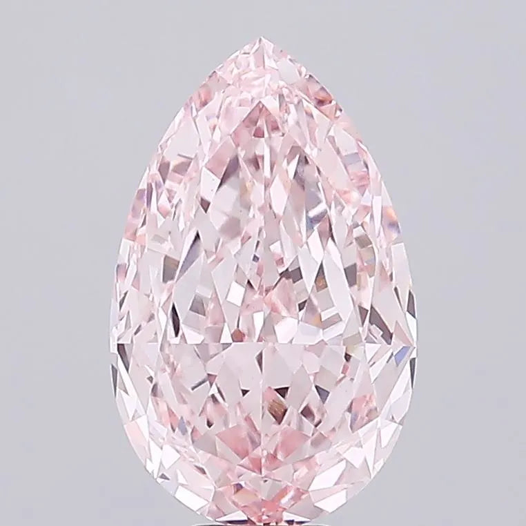 11.03ct Pear Lab Grown Diamond (Colour Fancy Intense Pink, Clarity VVS2, IGI Certified)