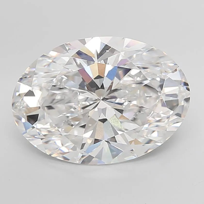 11.06ct Oval Lab Grown Diamond (Colour E, Clarity VVS2, IGI Certified)