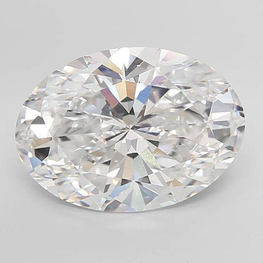 11.06ct Oval Lab Grown Diamond (Colour E, Clarity VVS2, IGI Certified)
