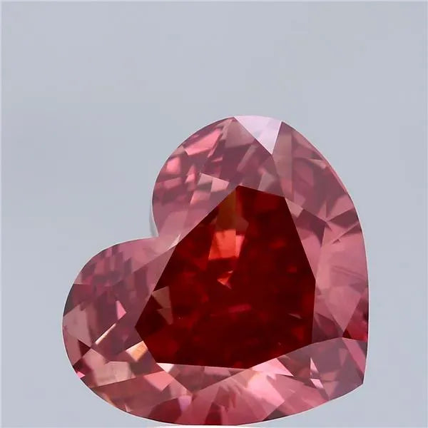 11.07ct Heart Lab Grown Diamond (Colour Fancy Vivid Pink, Clarity VS2, IGI Certified)