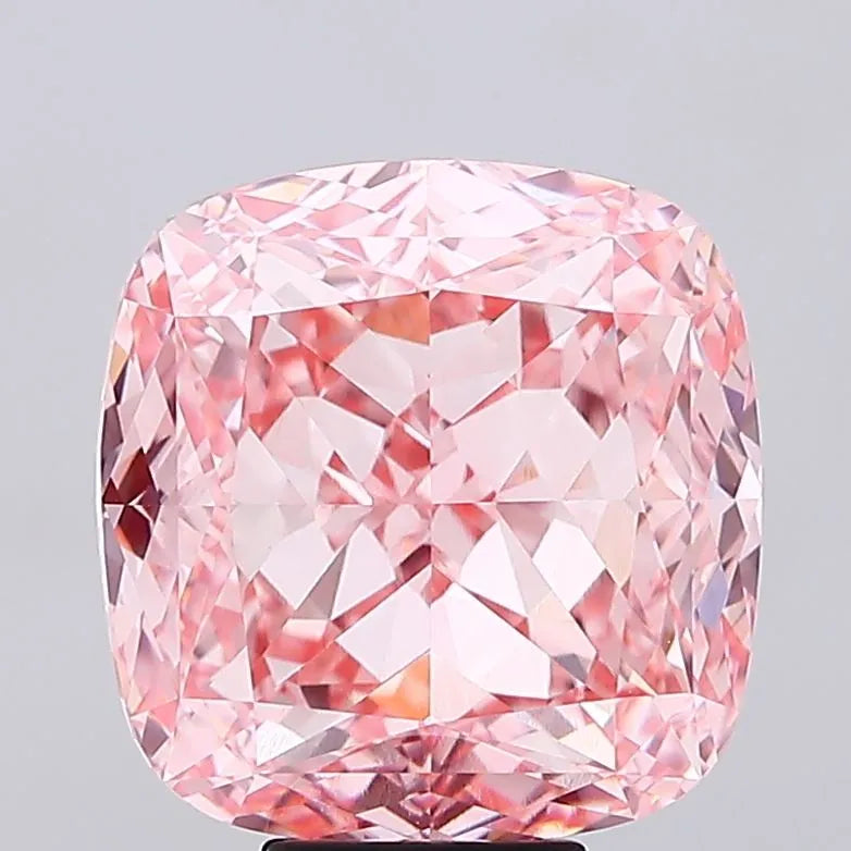 11.10ct Cushion modified Lab Grown Diamond (Colour Fancy Vivid Pink, Clarity VVS2, IGI Certified)