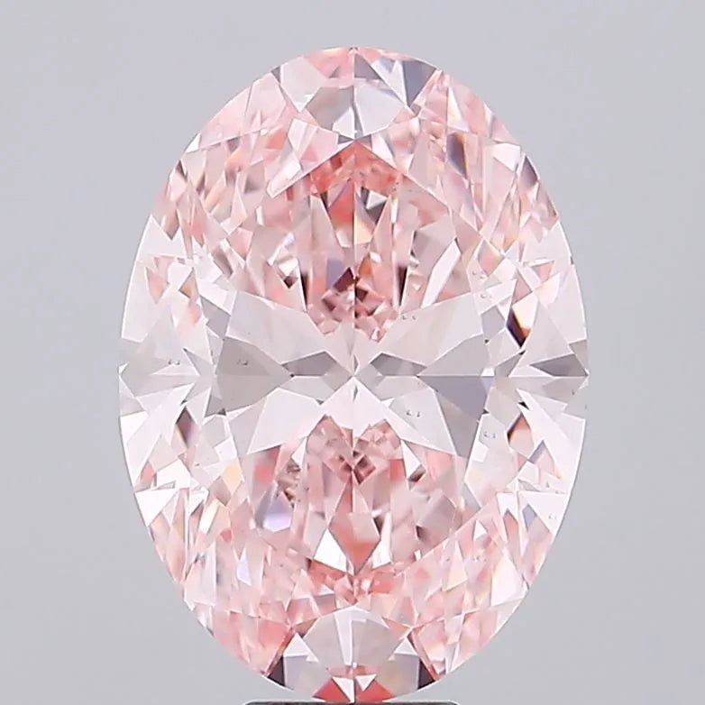 11.11ct Oval Lab Grown Diamond (Colour Fancy Intense Pink, Clarity VS1, IGI Certified)