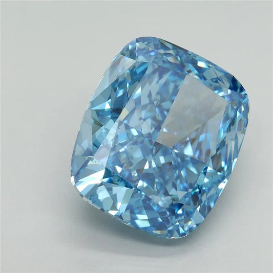 11.23ct Cushion modified Lab Grown Diamond (Colour Fancy Vivid Blue, Clarity VS1, IGI Certified)