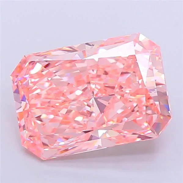 11.36ct Radiant Lab Grown Diamond (Colour Fancy Vivid Pink, Clarity VVS2, IGI Certified)