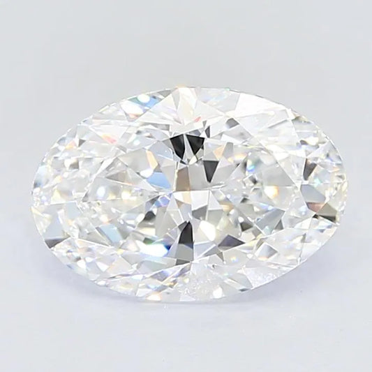 3.21ct Oval Lab Grown Diamond (Colour E, Clarity VVS2, IGI Certified)
