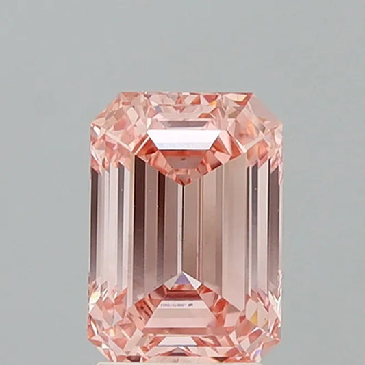 3.00ct Emerald Lab Grown Diamond (Colour Fancy Intense Pink, Clarity VS1, IGI Certified)