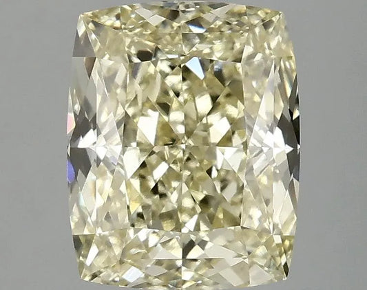 3.00ct Cushion modified Lab Grown Diamond (Colour Fancy Intense Yellow, Clarity VS1, IGI Certified)