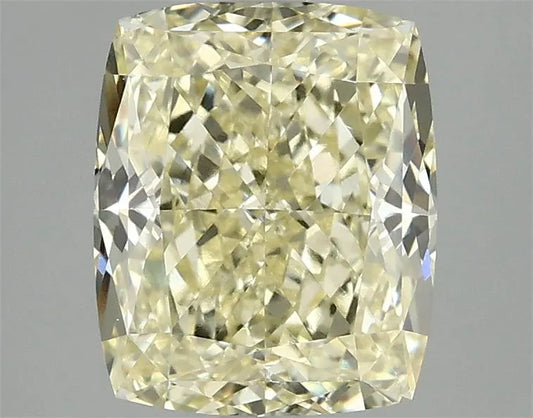 3.08ct Cushion modified Lab Grown Diamond (Colour Fancy Intense Yellow, Clarity VS1, IGI Certified)