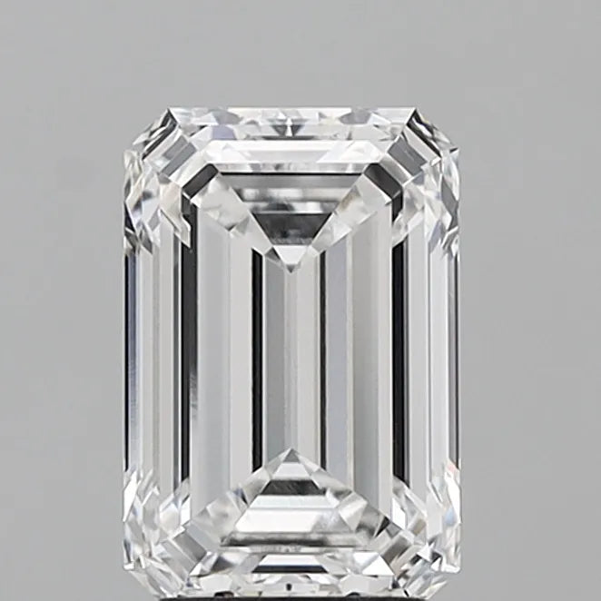 3.09ct Emerald Lab Grown Diamond (Colour D, Clarity VVS2, IGI Certified)