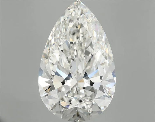 12.54ct Pear Lab Grown Diamond (Colour G, Clarity VVS2, IGI Certified)