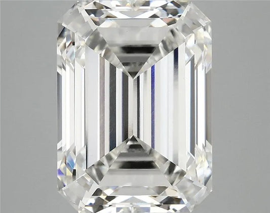 6.16ct Emerald Lab Grown Diamond (Colour G, Clarity VVS2, IGI Certified)
