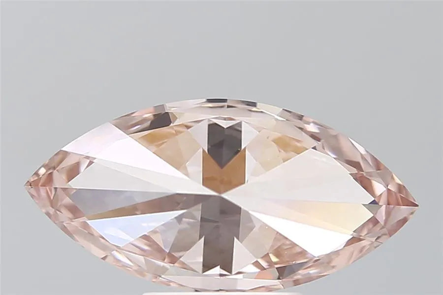 2.50ct Marquise Lab Grown Diamond (Colour Fancy Intense Brownish Pink, Clarity VS1, IGI Certified)