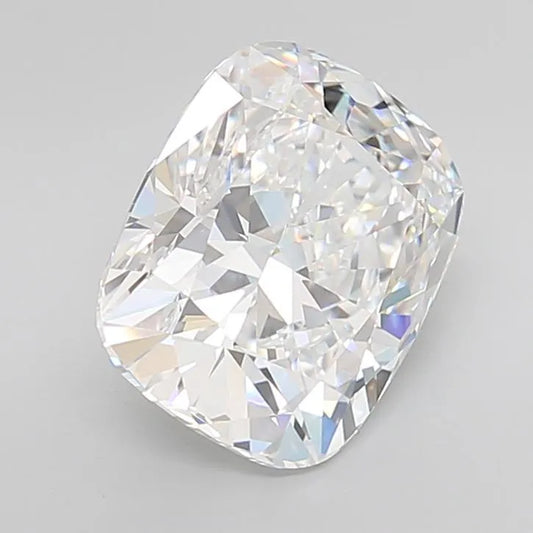 6.08ct Cushion brilliant Lab Grown Diamond (Colour D, Clarity IF, Cut EX, IGI Certified)