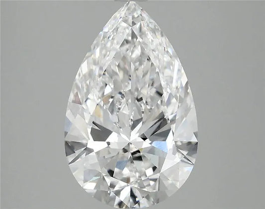 3.00ct Pear Lab Grown Diamond (Colour D, Clarity VVS2, IGI Certified)