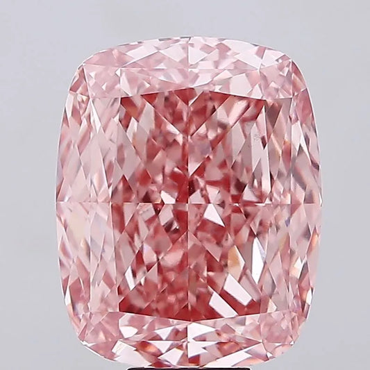 13.56ct Cushion modified Lab Grown Diamond (Colour Fancy Vivid Pink, Clarity VS1, IGI Certified)