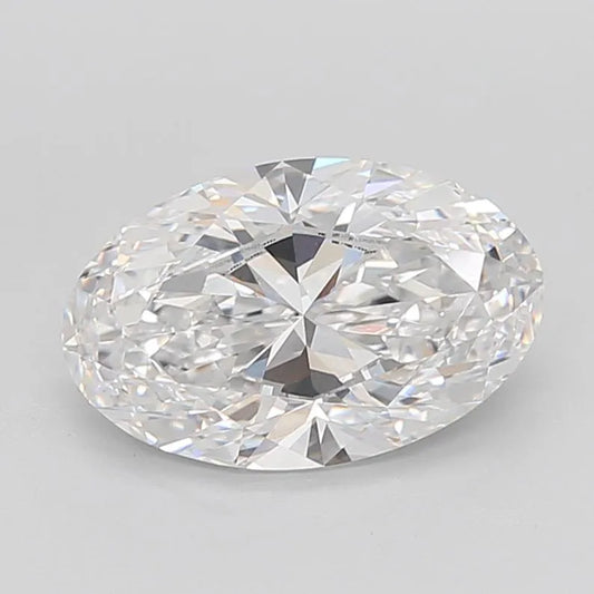 4.55ct Oval Lab Grown Diamond (Colour D, Clarity VVS2, IGI Certified)