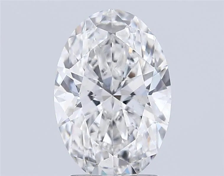 2.50ct Oval Lab Grown Diamond (Colour E, Clarity VS2, IGI Certified)