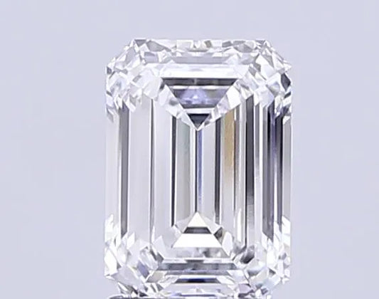 2.58ct Emerald Lab Grown Diamond (Colour D, Clarity VVS1, IGI Certified)