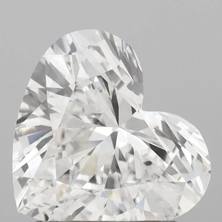 1.26ct Heart Lab Grown Diamond (Colour F, Clarity VS1, IGI Certified)