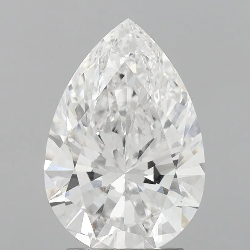 2.73ct Pear Lab Grown Diamond (Colour E, Clarity VVS2, IGI Certified)