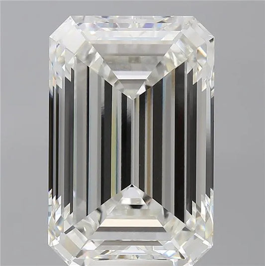 14.10ct Emerald Lab Grown Diamond (Colour G, Clarity VVS2, IGI Certified)