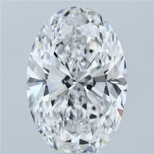 14.18ct Oval Lab Grown Diamond (Colour D, Clarity VVS2, IGI Certified)