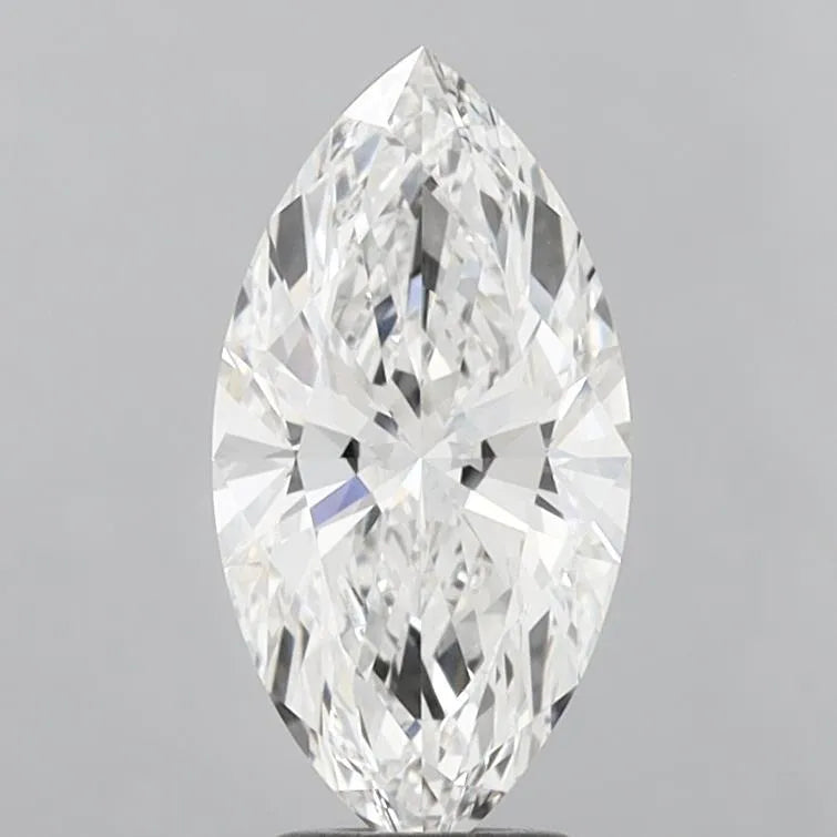 3.04ct Marquise Lab Grown Diamond (Colour E, Clarity VVS2, IGI Certified)