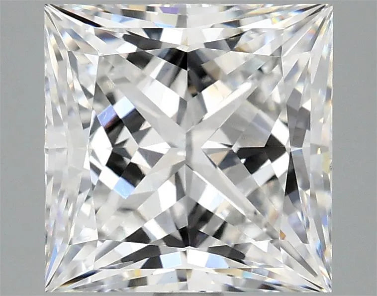 4.09ct Princess Lab Grown Diamond (Colour E, Clarity VVS2, IGI Certified)