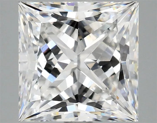 4.09ct Princess Lab Grown Diamond (Colour E, Clarity VVS2, IGI Certified)