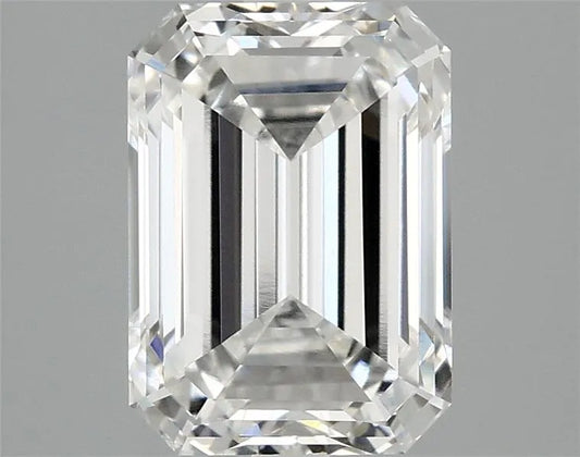 2.92ct Emerald Lab Grown Diamond (Colour F, Clarity VVS2, IGI Certified)