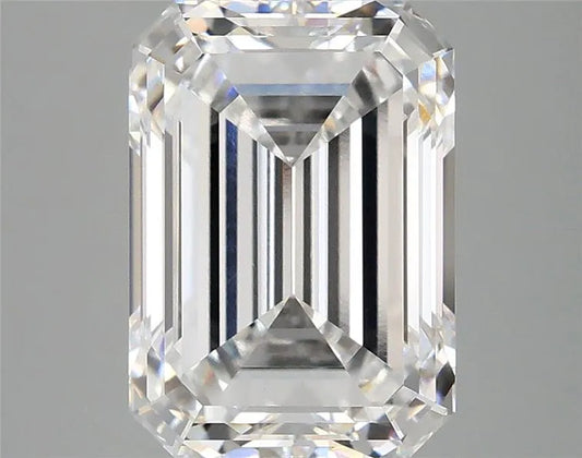 4.10ct Emerald Lab Grown Diamond (Colour D, Clarity VVS2, IGI Certified)
