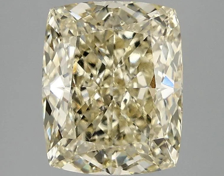 3.01ct Cushion modified Lab Grown Diamond (Colour Fancy Intense Yellow, Clarity VS1, IGI Certified)