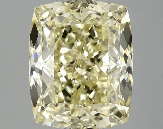 3.02ct Cushion modified Lab Grown Diamond (Colour Fancy Intense Yellow, Clarity VS1, IGI Certified)