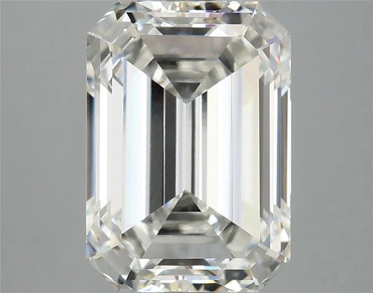 4.08ct Emerald Lab Grown Diamond (Colour F, Clarity VVS2, IGI Certified)