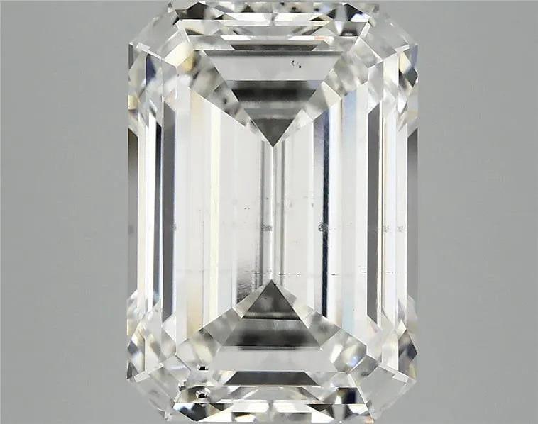 6.07ct Emerald Lab Grown Diamond (Colour G, Clarity SI1, IGI Certified)