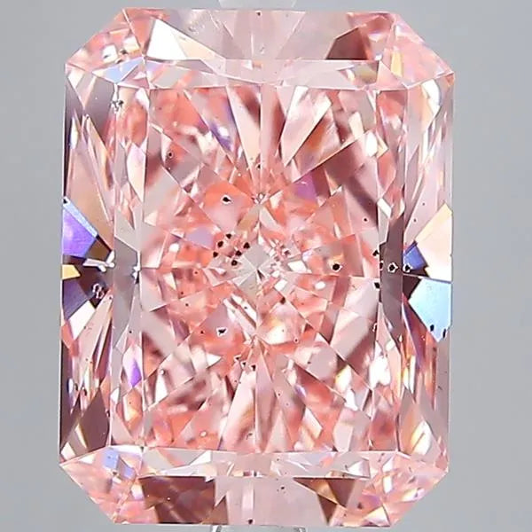 15.07ct Radiant Lab Grown Diamond (Colour Fancy Vivid Pink, Clarity SI2, IGI Certified)