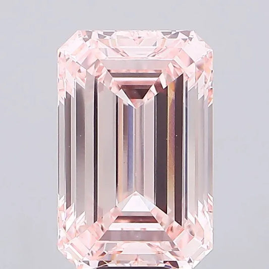 15.11ct Emerald Lab Grown Diamond (Colour Fancy Intense Pink, Clarity VS1, IGI Certified)