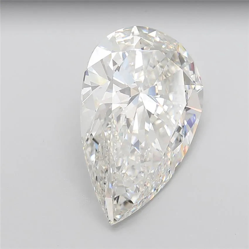 15.11ct Pear Lab Grown Diamond (Colour G, Clarity VVS2, IGI Certified)