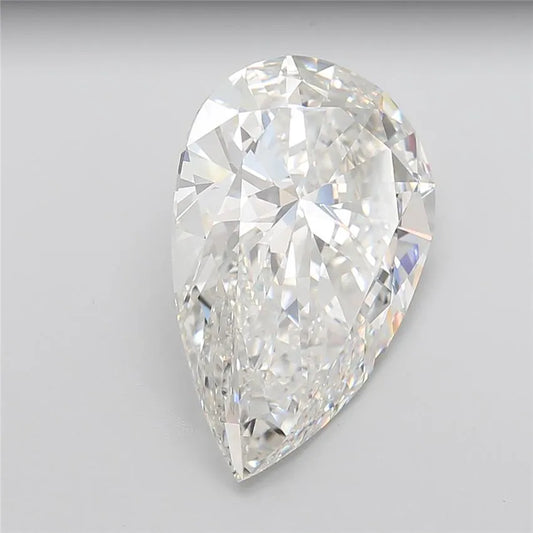 15.11ct Pear Lab Grown Diamond (Colour G, Clarity VVS2, IGI Certified)